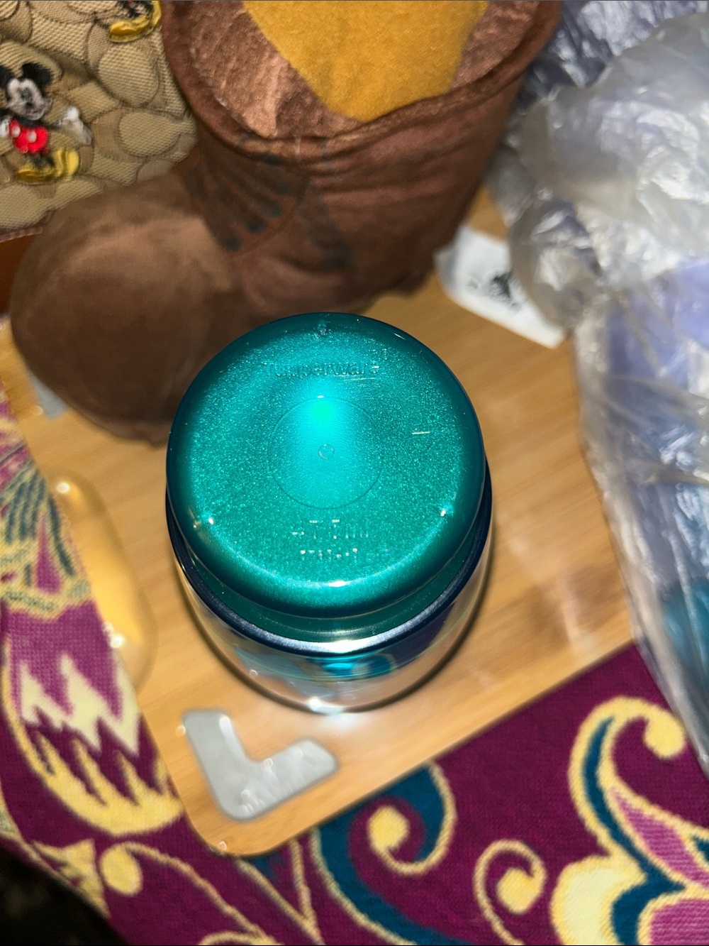 NWT Tupperware Blue and Green Translucent Tumblers set of four - Picture 6 of 9